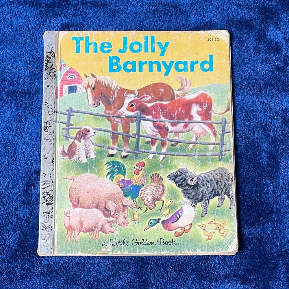Little Golden Book: The Jolly Barnyard - Colorful Farm Adventure